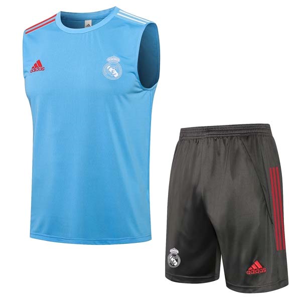 Trikot Real Madrid ärmellos Komplett Set 2022 Blau